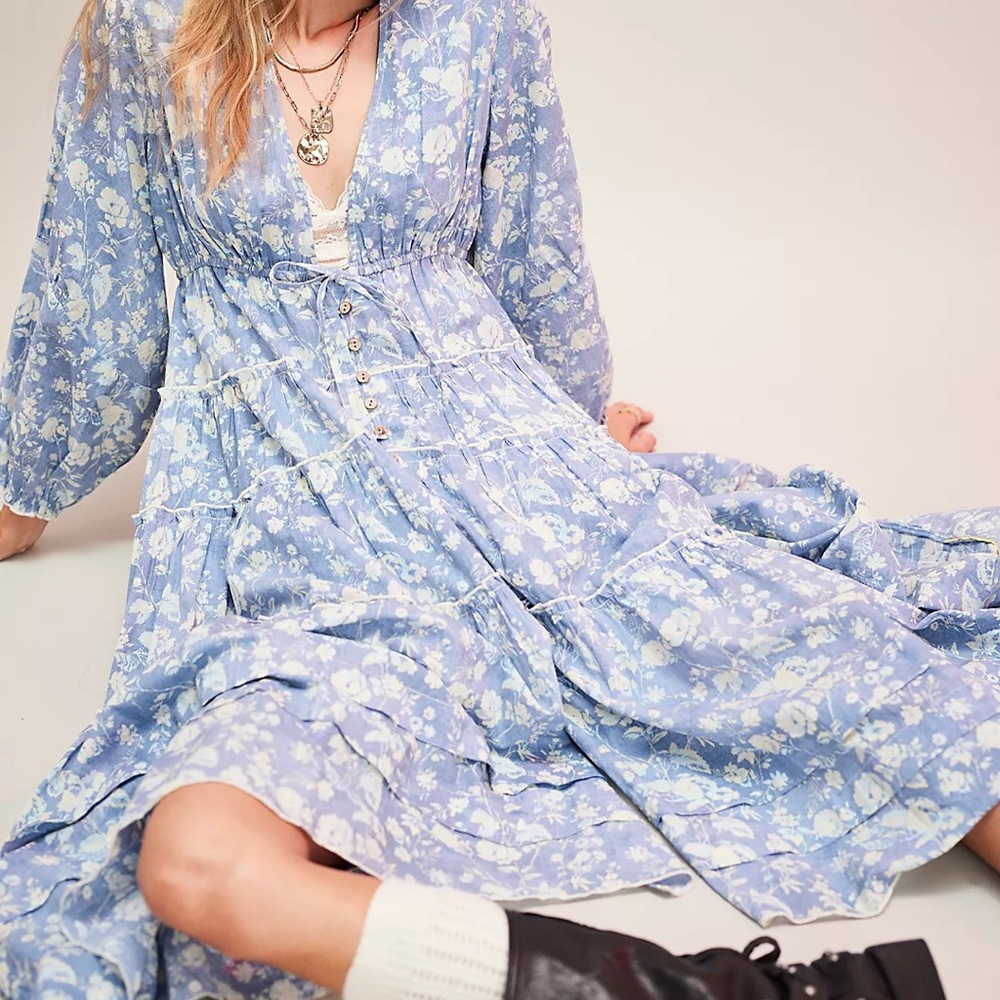 Free People Pappiet midi dress